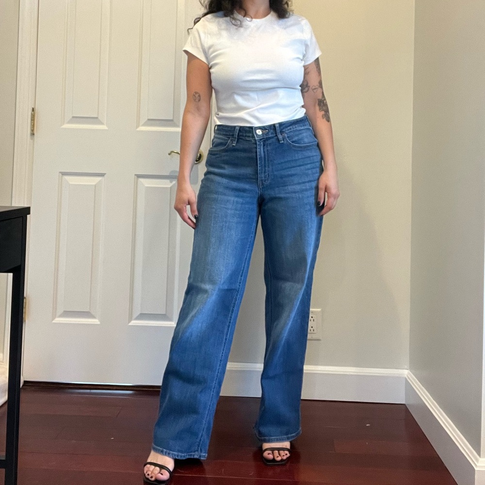 Old Navy Dark Blue Flare Jeans